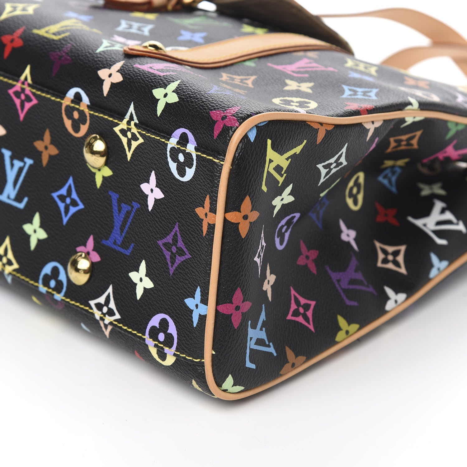 Louis Vuitton Monogram Multicolor Aurelia MM Black 7 of 8