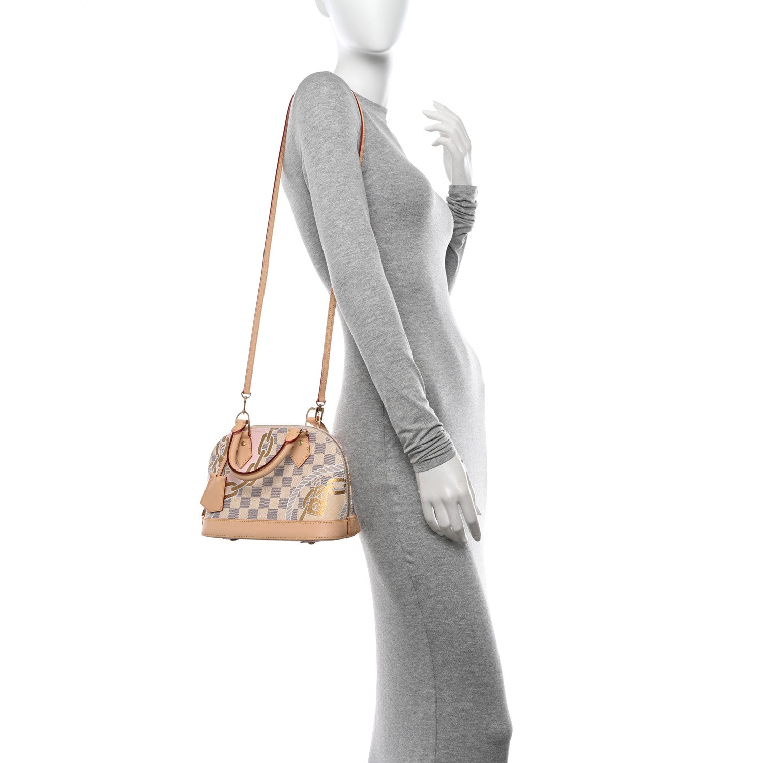 Louis Vuitton Damier Azur Nautical Alma BB 2 of 11