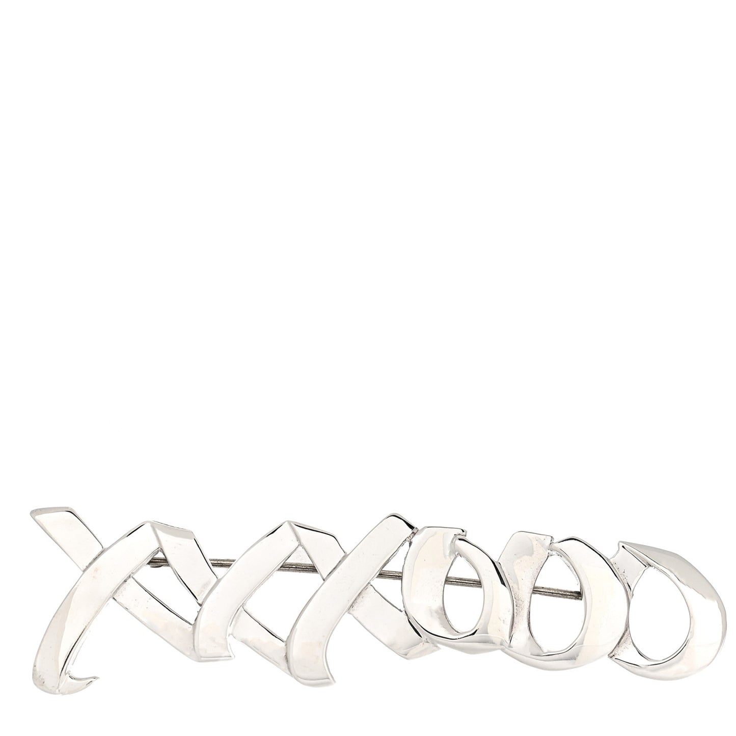 Sterling Silver Paloma's Graffiti Love & Kisses Brooch Pin