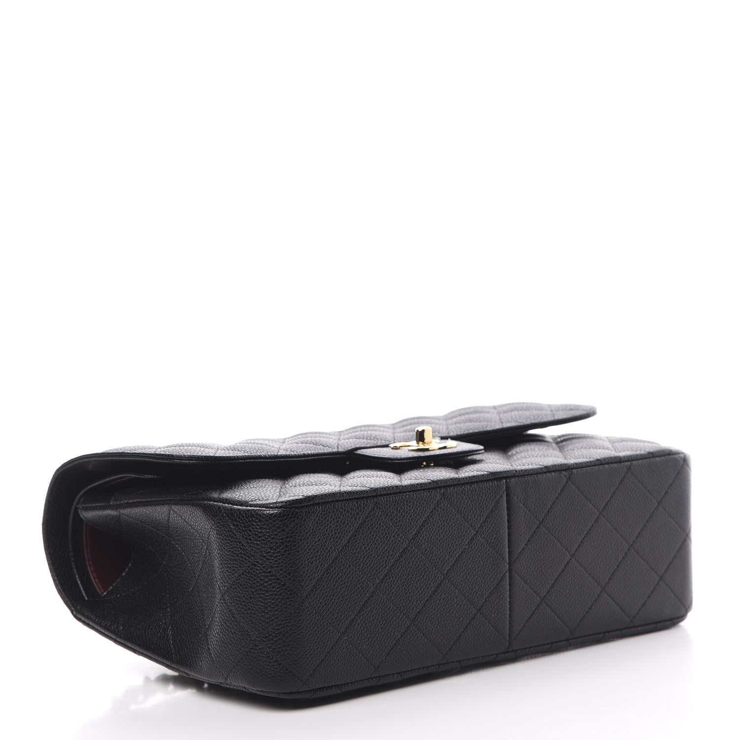 Chanel Caviar Quilted Jumbo Double Flap Black 4 of 11