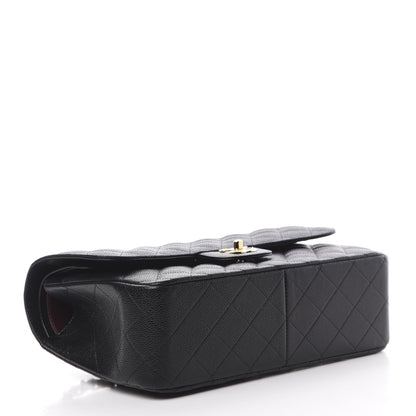 Chanel Caviar Quilted Jumbo Double Flap Black 4 of 11