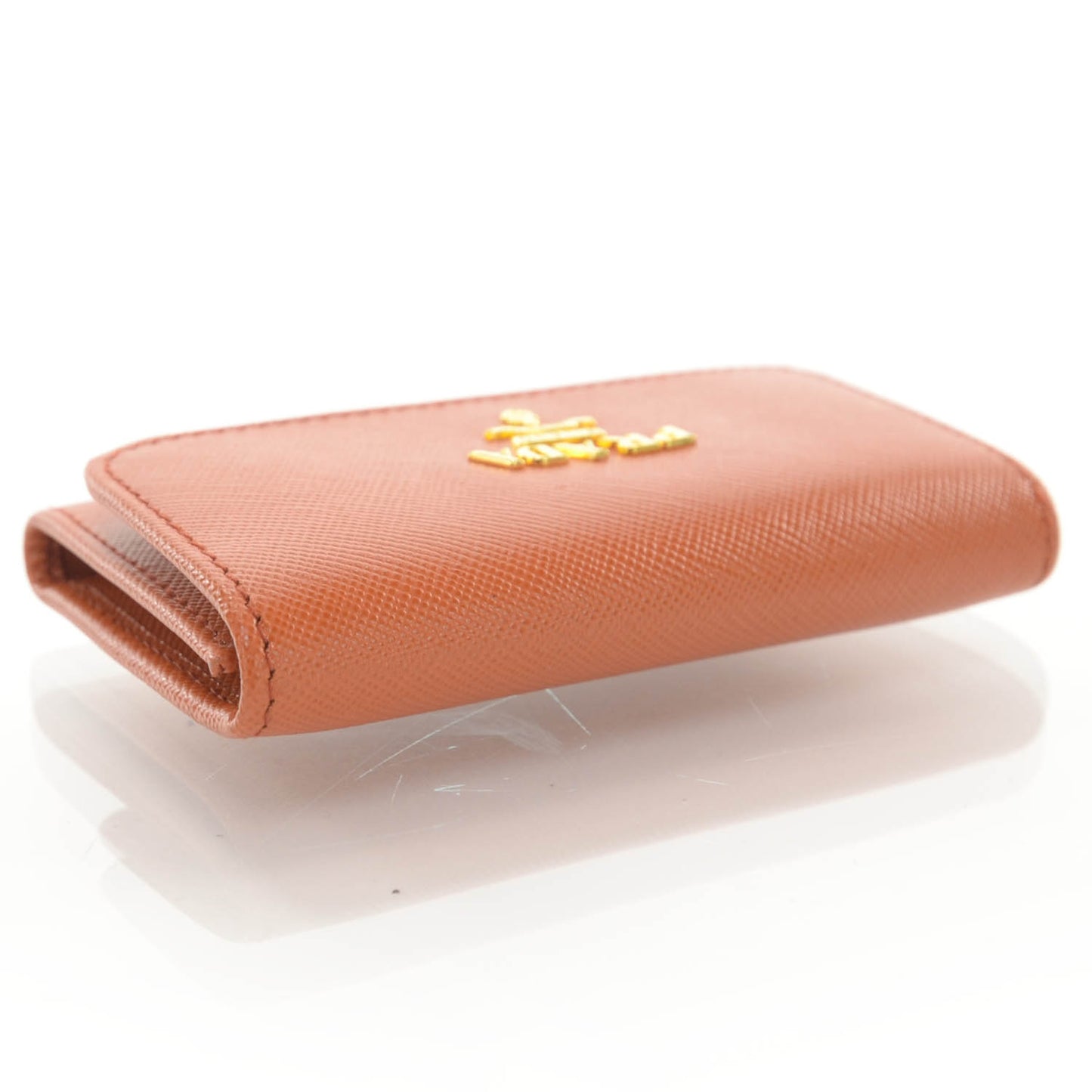 Saffiano Metal 6 Key Holder Rame