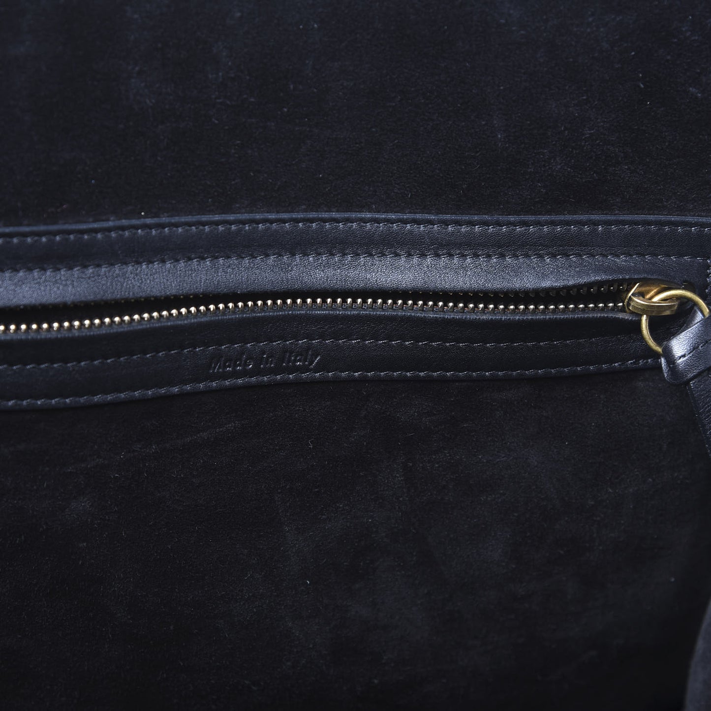Supple Calfskin Medium Phantom Luggage Black