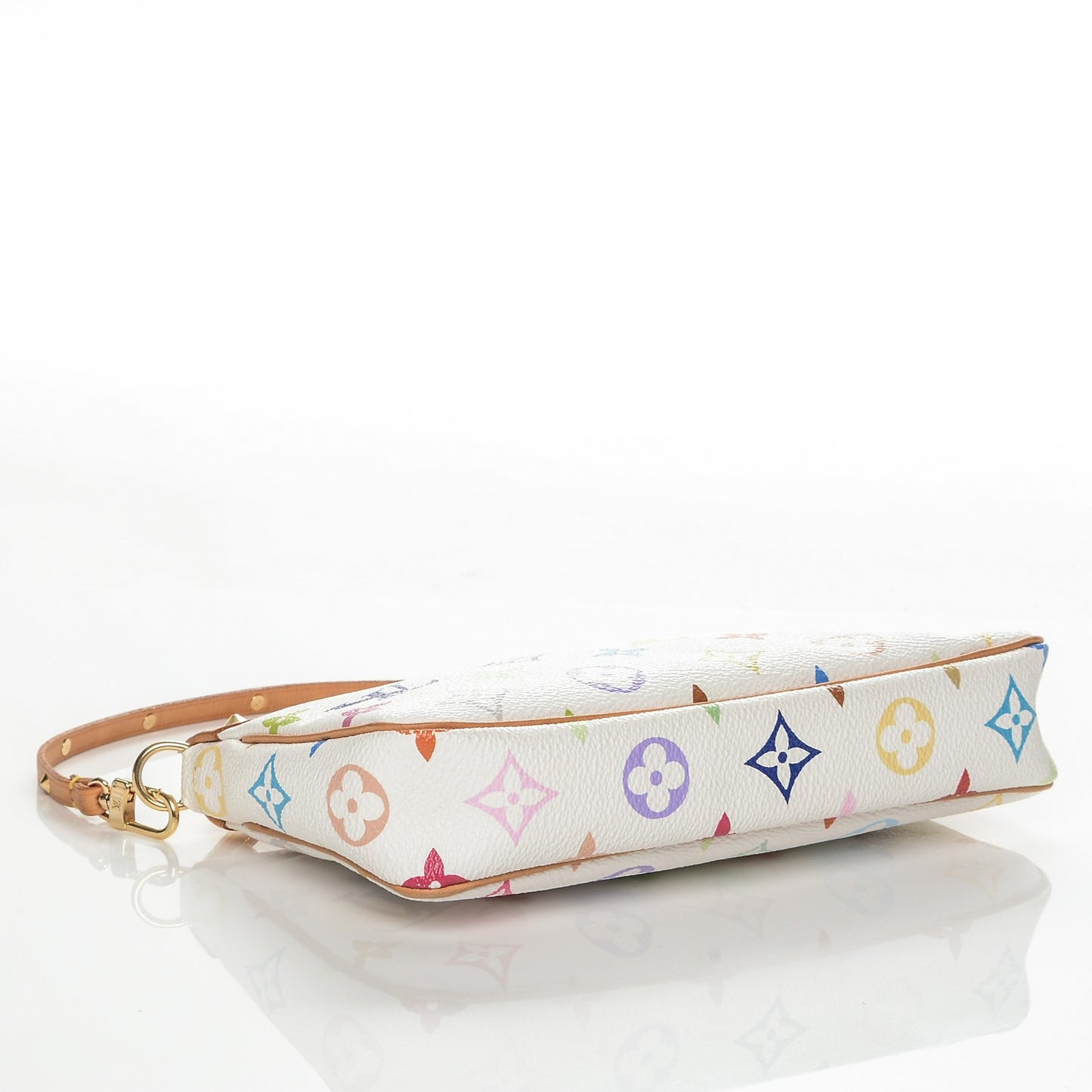 Monogram Multicolor Pochette Accessories White