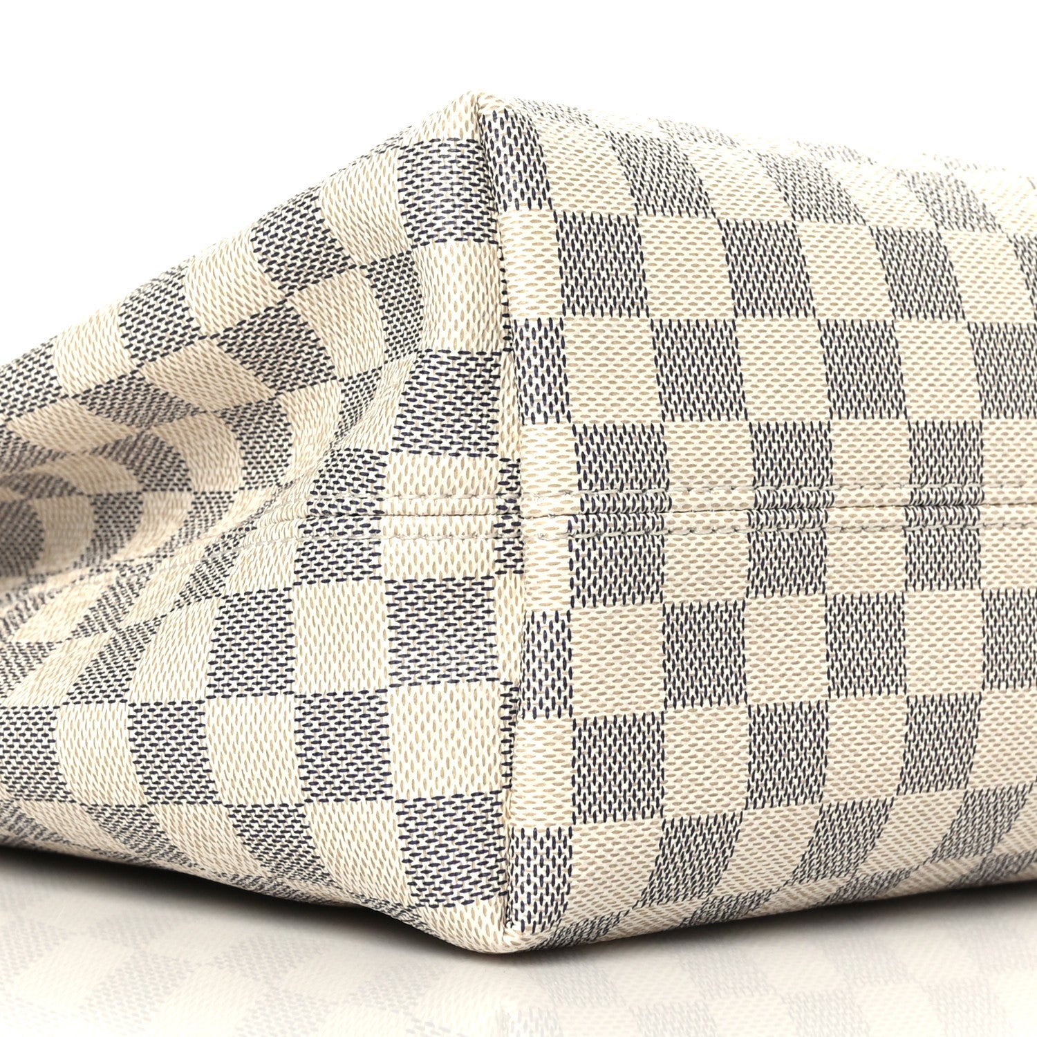 Louis Vuitton Damier Azur Graceful MM Rose Ballerine 7 of 8
