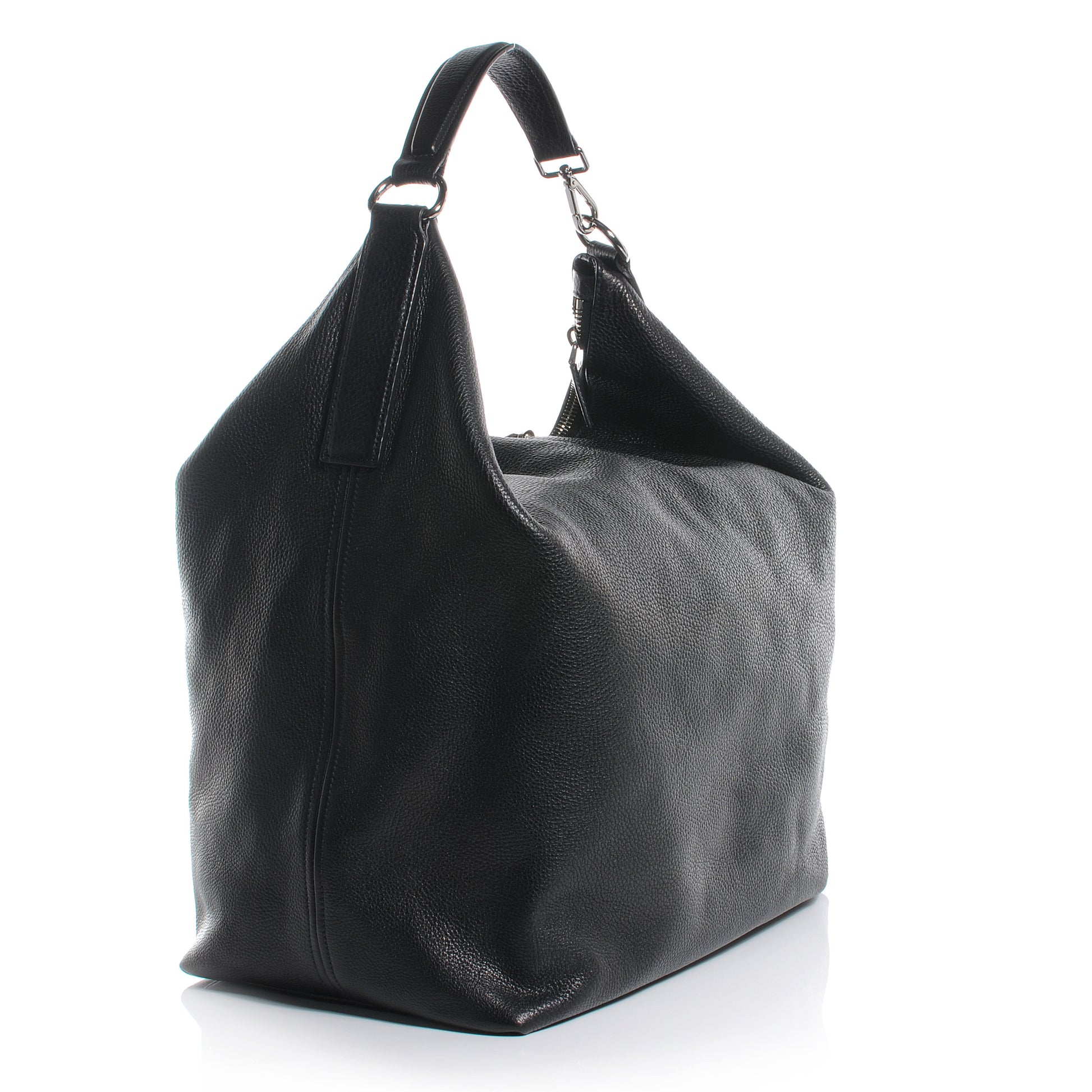 Prada Vitello Daino Hobo Nero Black 3 of 9