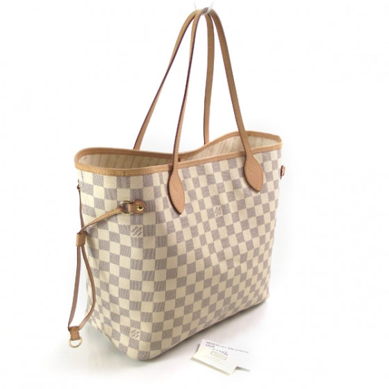 Louis Vuitton Damier Azur Neverfull MM 3 of 9