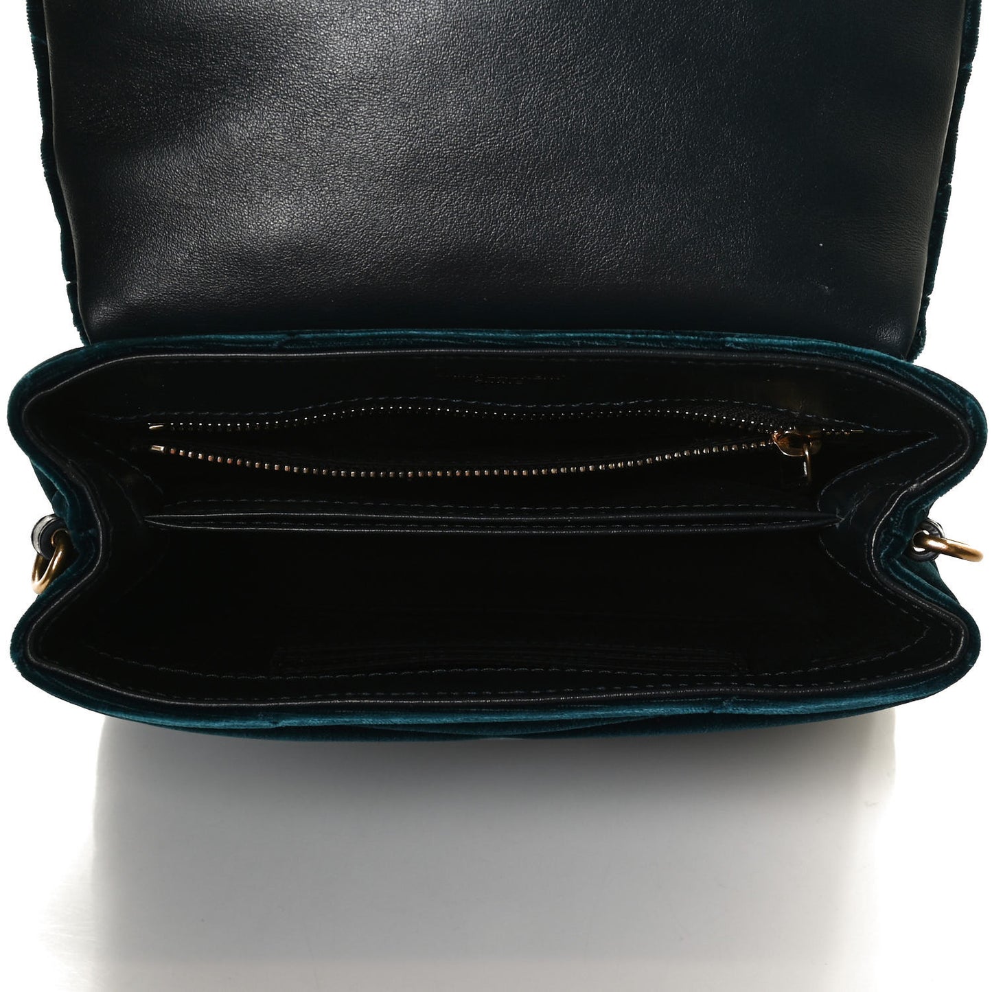 Velvet Y Quilted Monogram Toy Loulou Crossbody Bag Dark Ottanio