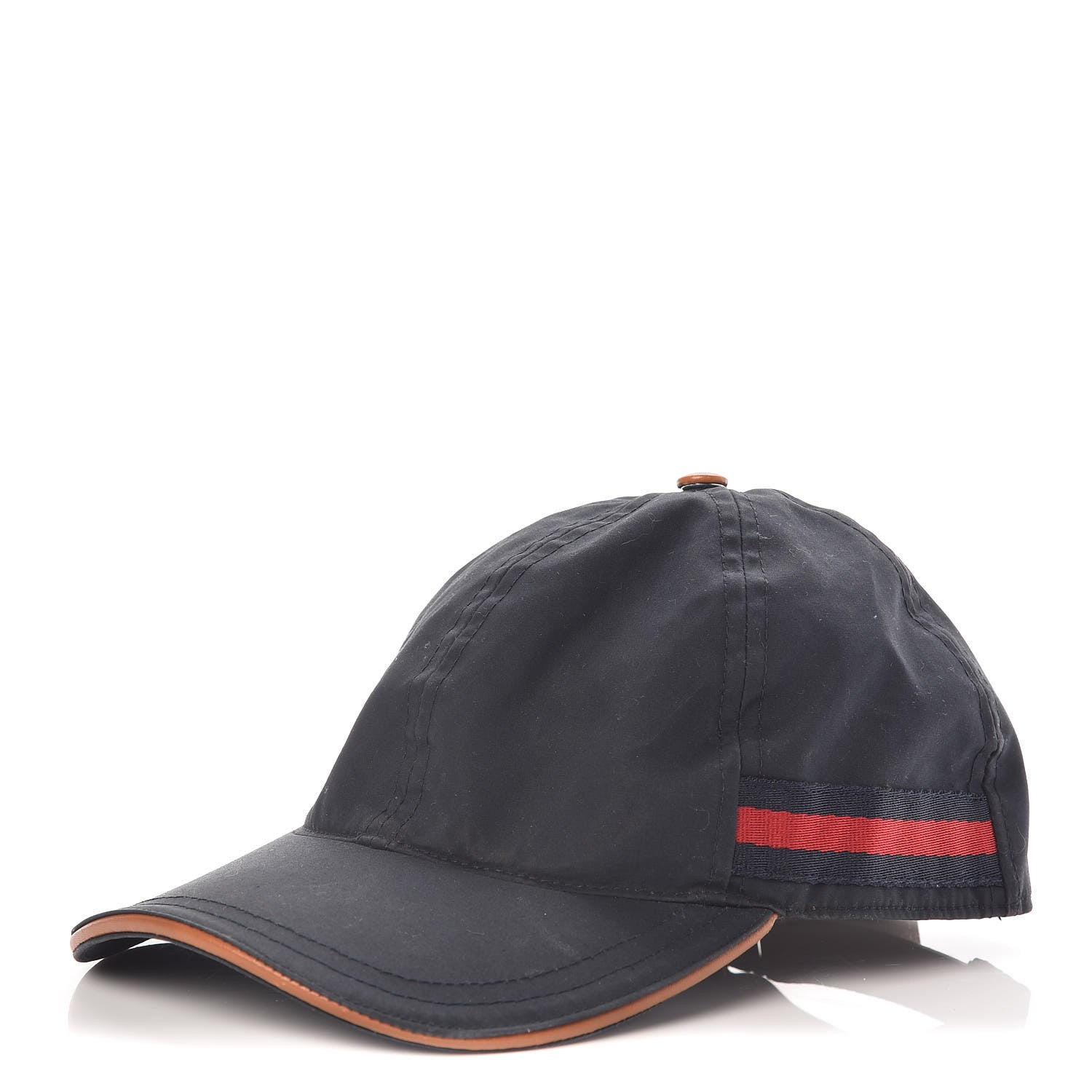 Gucci Cotton Web Baseball Hat M Black 1 of 8