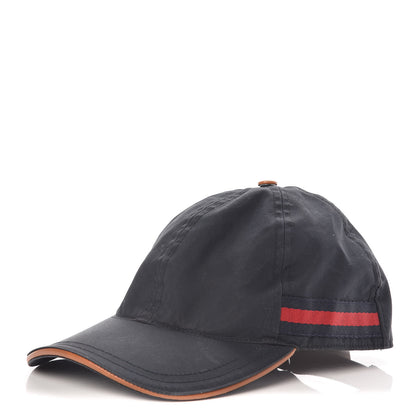 Gucci Cotton Web Baseball Hat M Black 1 of 8