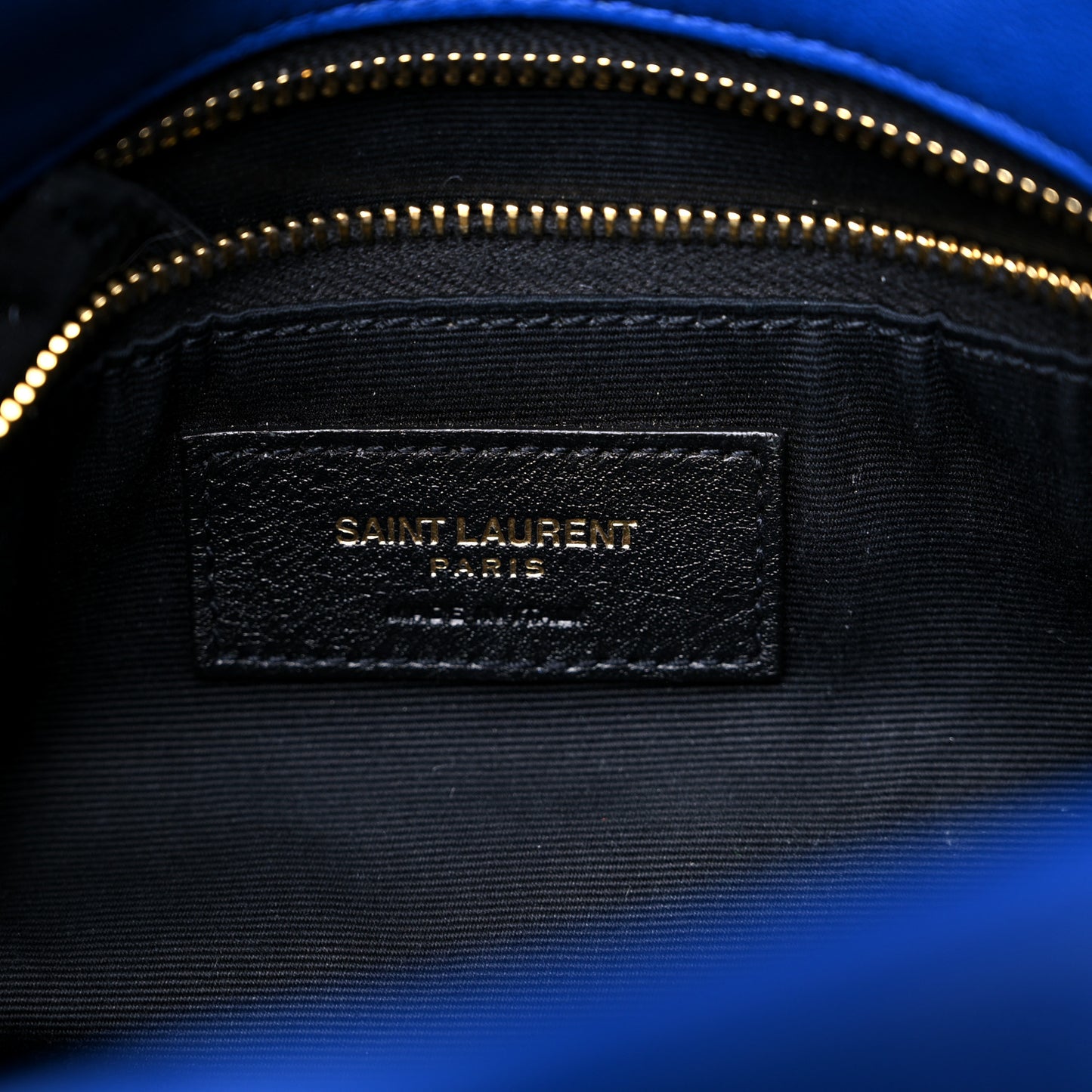 Lambskin Quilted Small Loulou Puffer Monogram Chain Satchel Majorele Blue