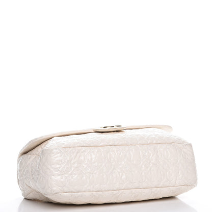Chanel Vinyl Rock in Moscow Jumbo Flap White 4 of 10