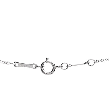 Tiffany Platinum Diamond .08ct Elsa Peretti Diamonds by the Yard Pendant Necklace 4 of 4