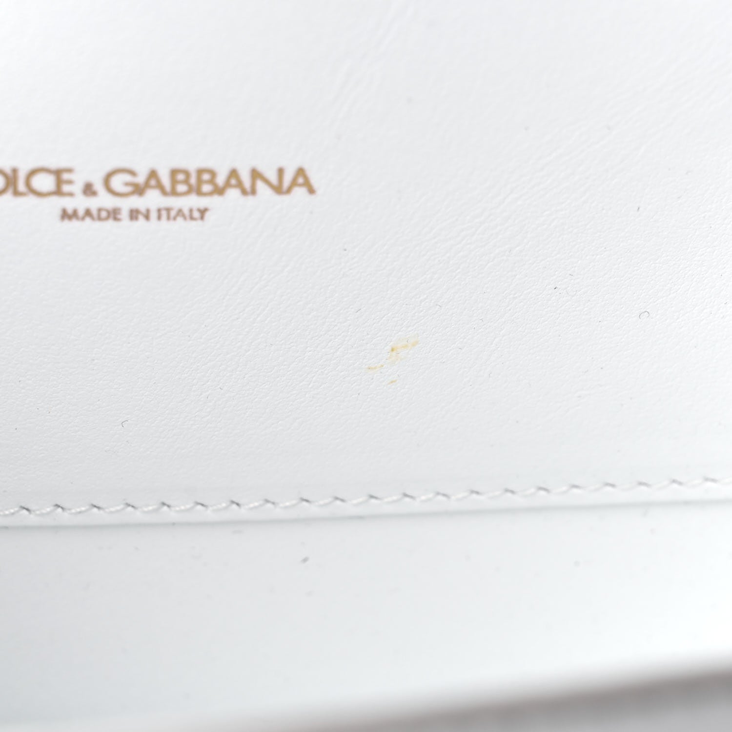 Dolce & Gabbana Smooth Calfskin Medium Devotion Crossbody Bag White 12 of 13