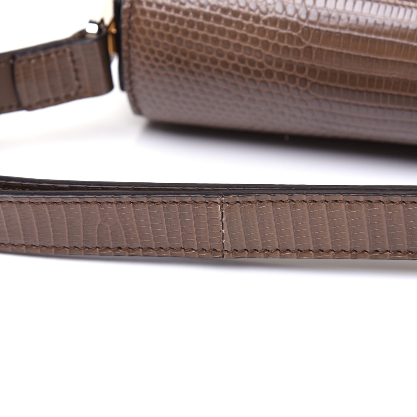 Lizard Small Sylvie 1969 Messenger Bag Taupe