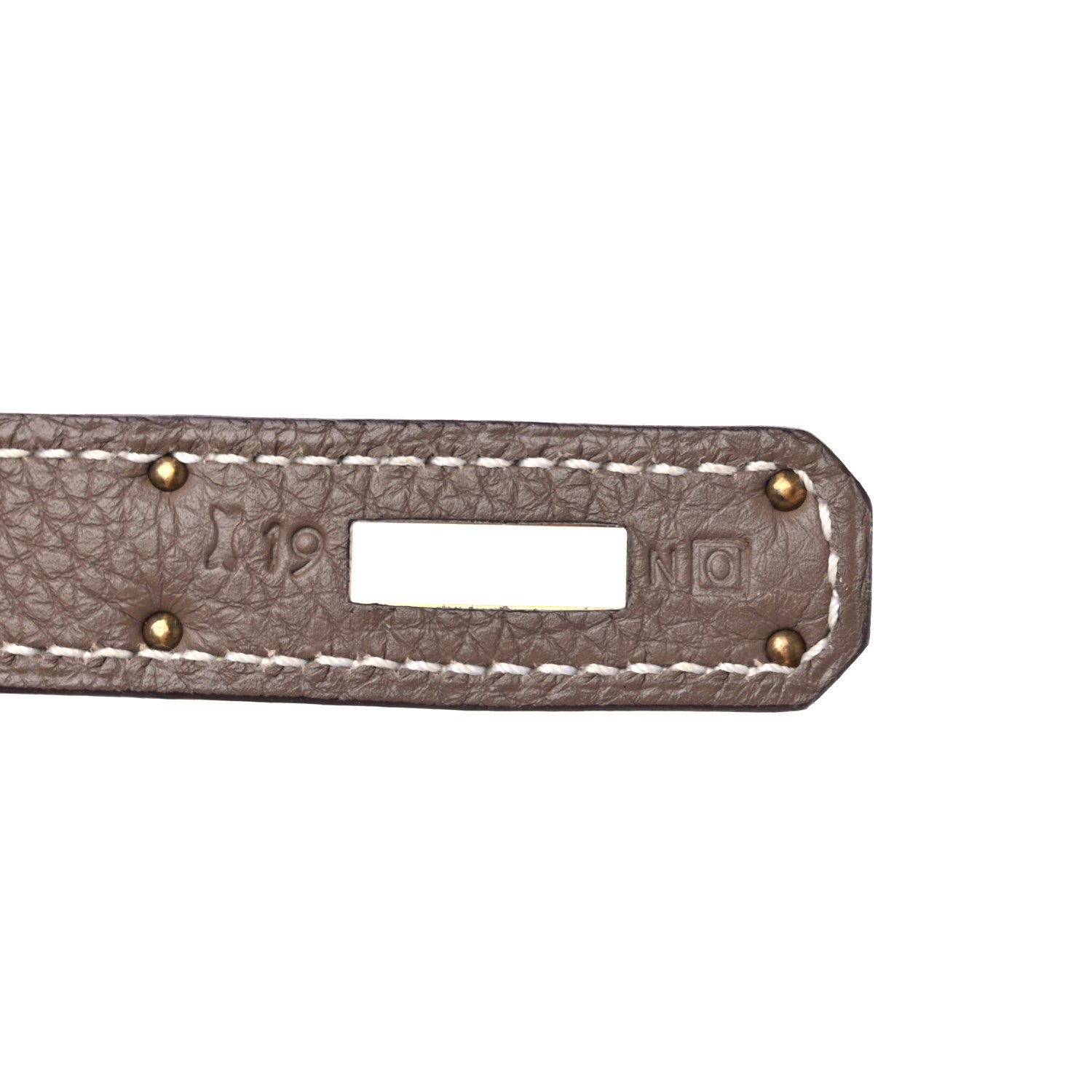 Hermes Togo Kelly Retourne 35 Etoupe 7 of 13