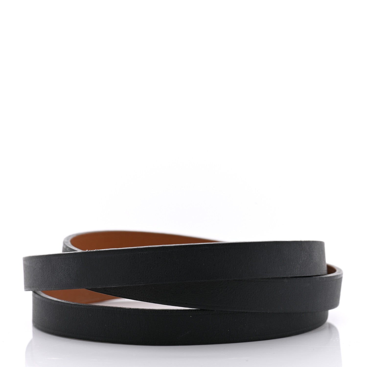 Hermes Swift Hapi 3 MM Triple Tour Bracelet M Black 3 of 8