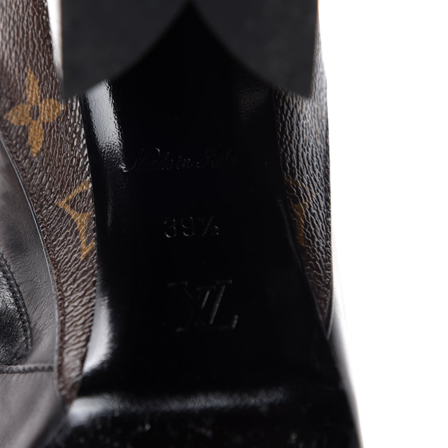 Louis Vuitton Calfskin Monogram Rodeo Queen Low Ankle Boots 39.5 Black 9 of 10