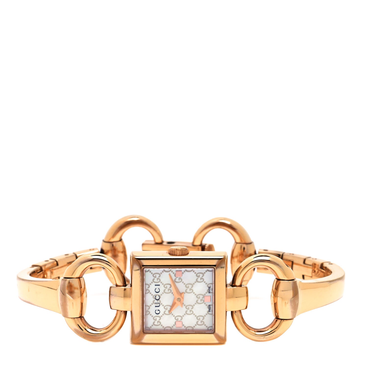 Gucci Stainless Steel Mother of Pearl 19mm Tornabuoni Quartz Watch 2 of 4