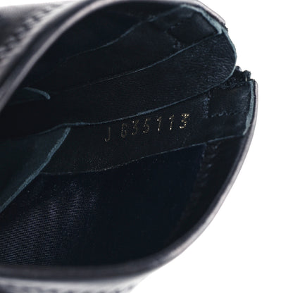 Chanel Lambskin Booties 39 Black Navy 9 of 9
