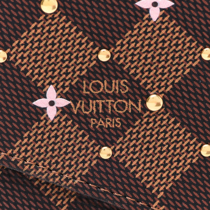 Louis Vuitton Damier Ebene Studded Pochette Felicie Chain Wallet 8 of 9
