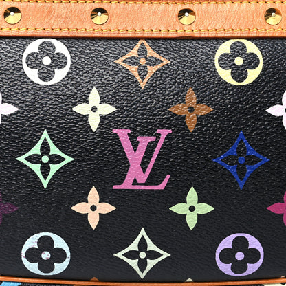Louis Vuitton Monogram Multicolor Pochette Accessories Black 7 of 10