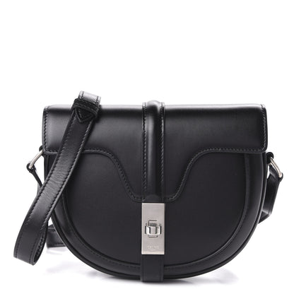 Celine Satinated Calfskin Besace Small 16 Black 1 of 9