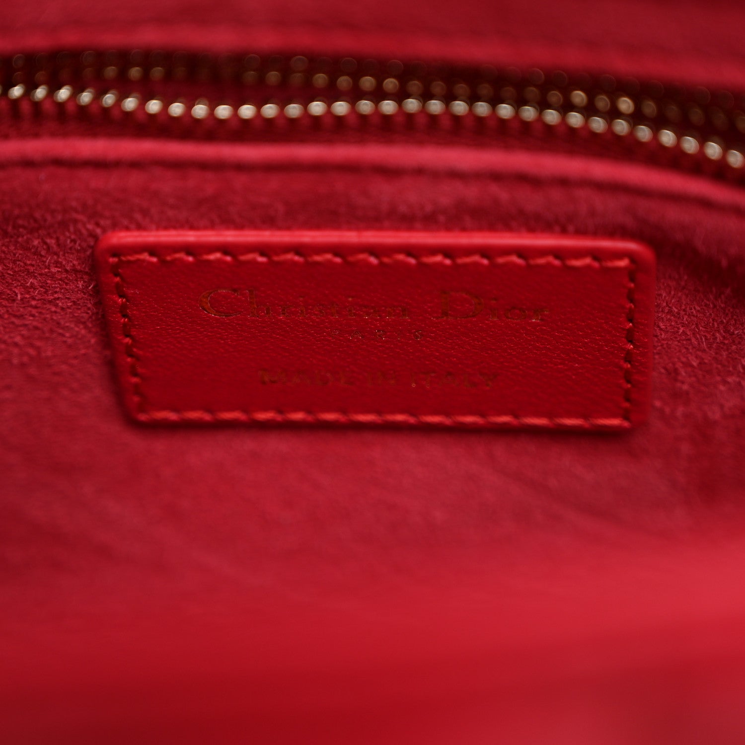 Christian Dior Lambskin Cannage Small My ABCDior Lady Dior Red 6 of 10