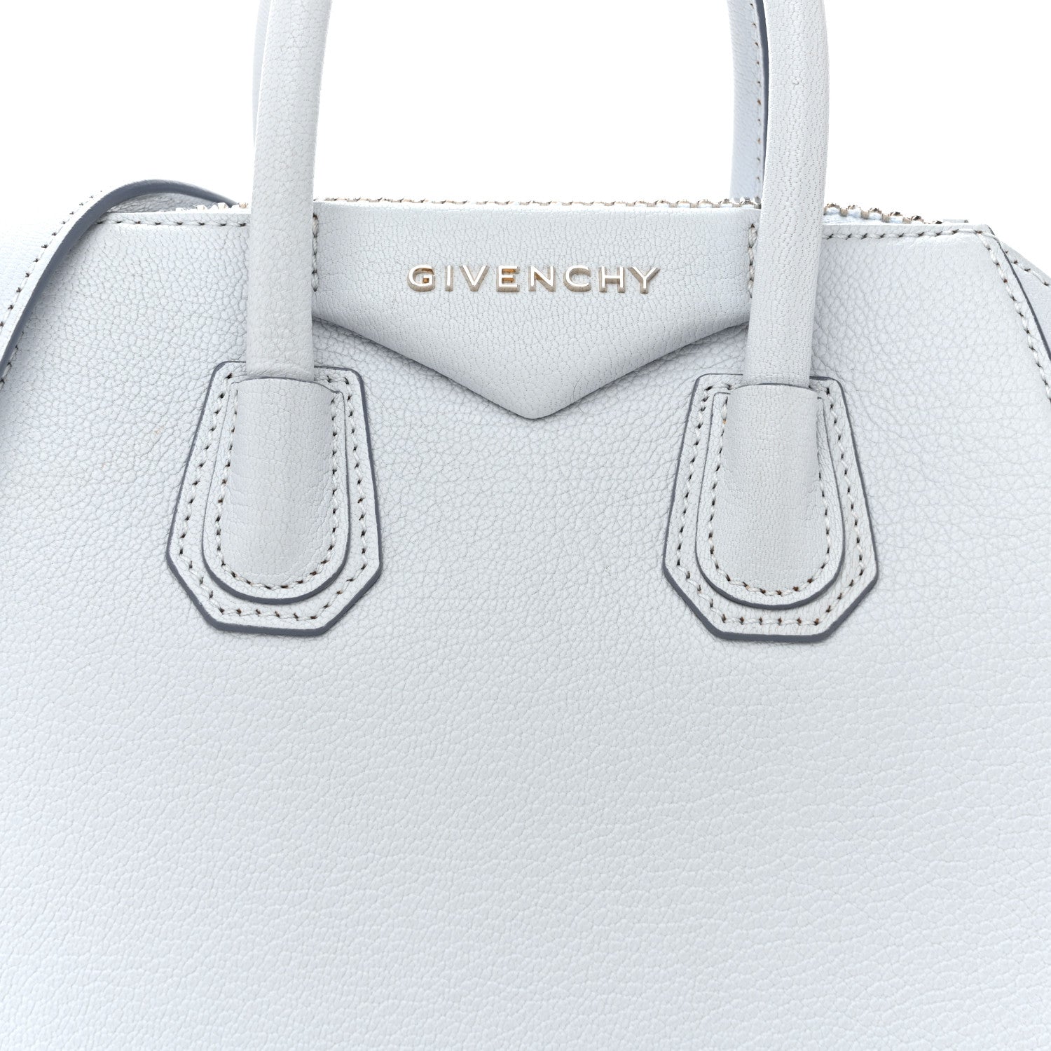 Givenchy Sugar Goatskin Mini Antigona Baby Blue 8 of 14