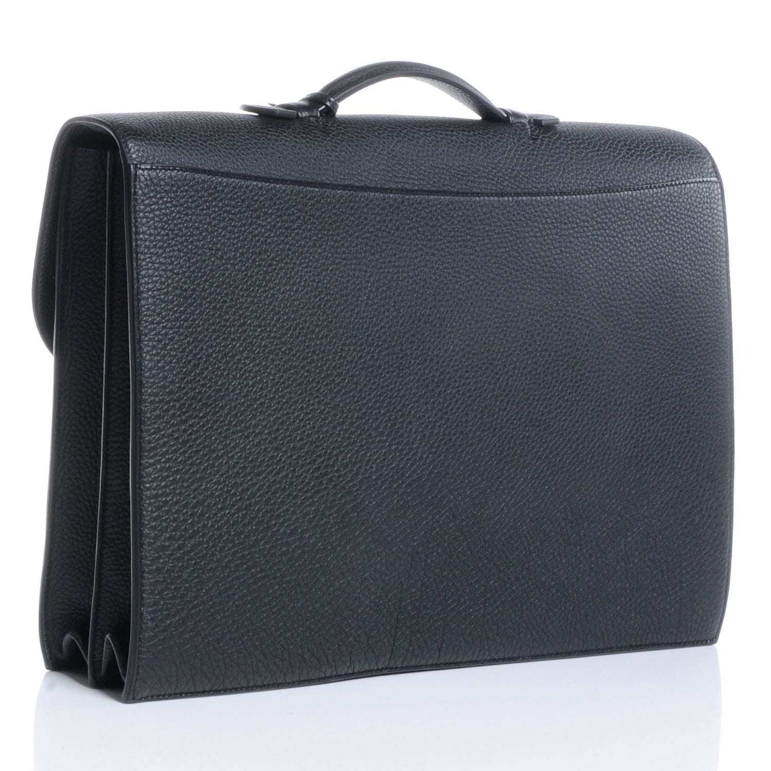 Hermes Veau Togo Sac a Depeche 41 Serviette Briefcase Black 3 of 8