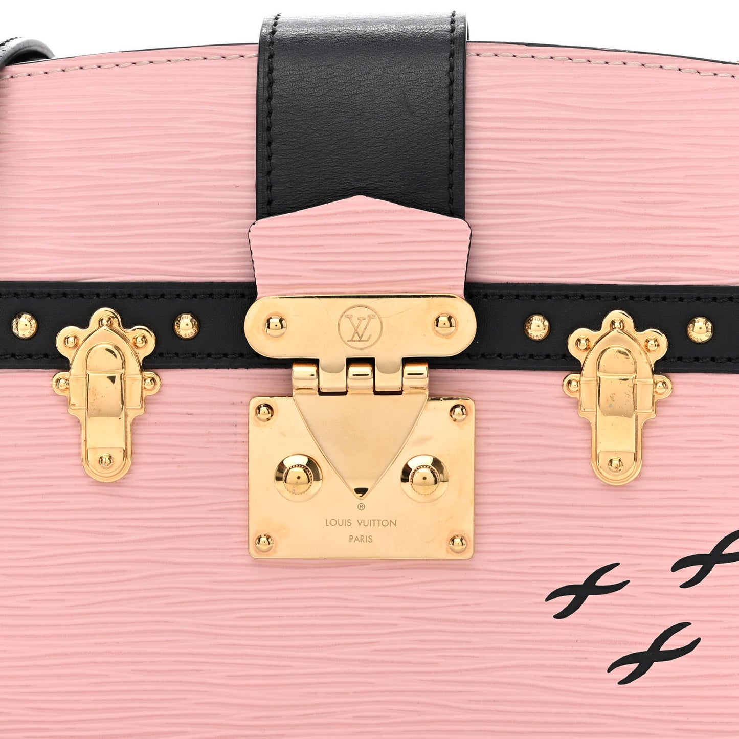 Epi Trunk Clutch Rose Ballerine