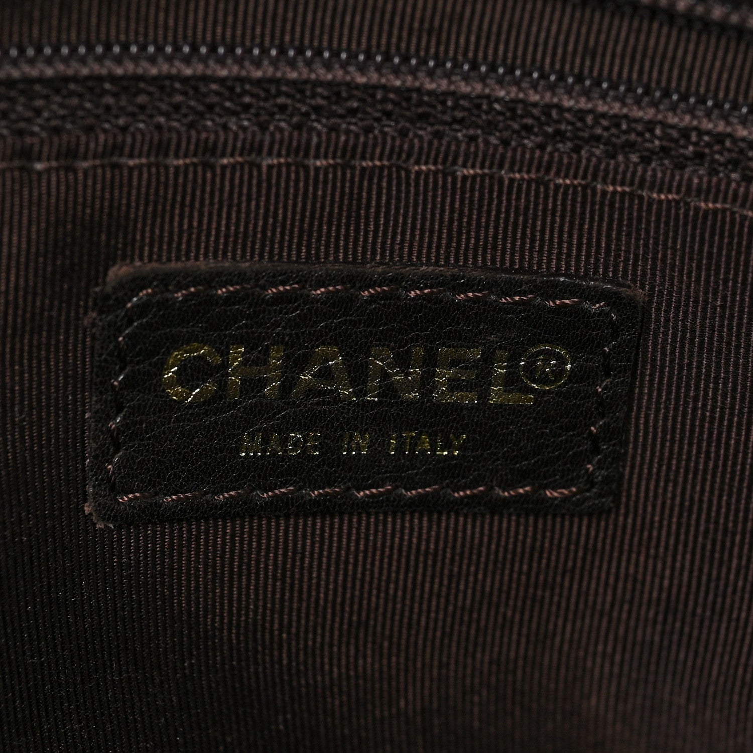 Chanel Calfskin Cerf Executive Shopper Tote Brown 6 of 9