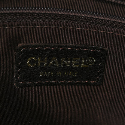 Chanel Calfskin Cerf Executive Shopper Tote Brown 6 of 9