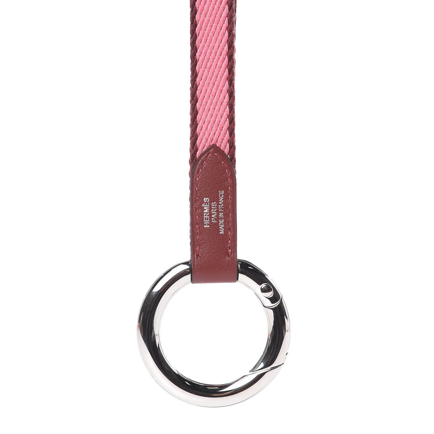 Hermes Carre Pocket Lanyard Rouge H Rose Rose Ete 4 of 5
