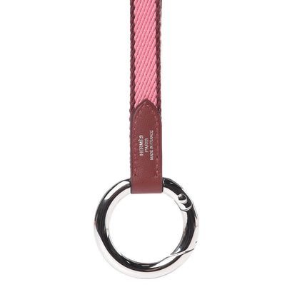 Hermes Carre Pocket Lanyard Rouge H Rose Rose Ete 4 of 5