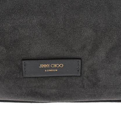Jimmy Choo Calfskin Ana Hobo Shopping Tote Storm 7 of 11