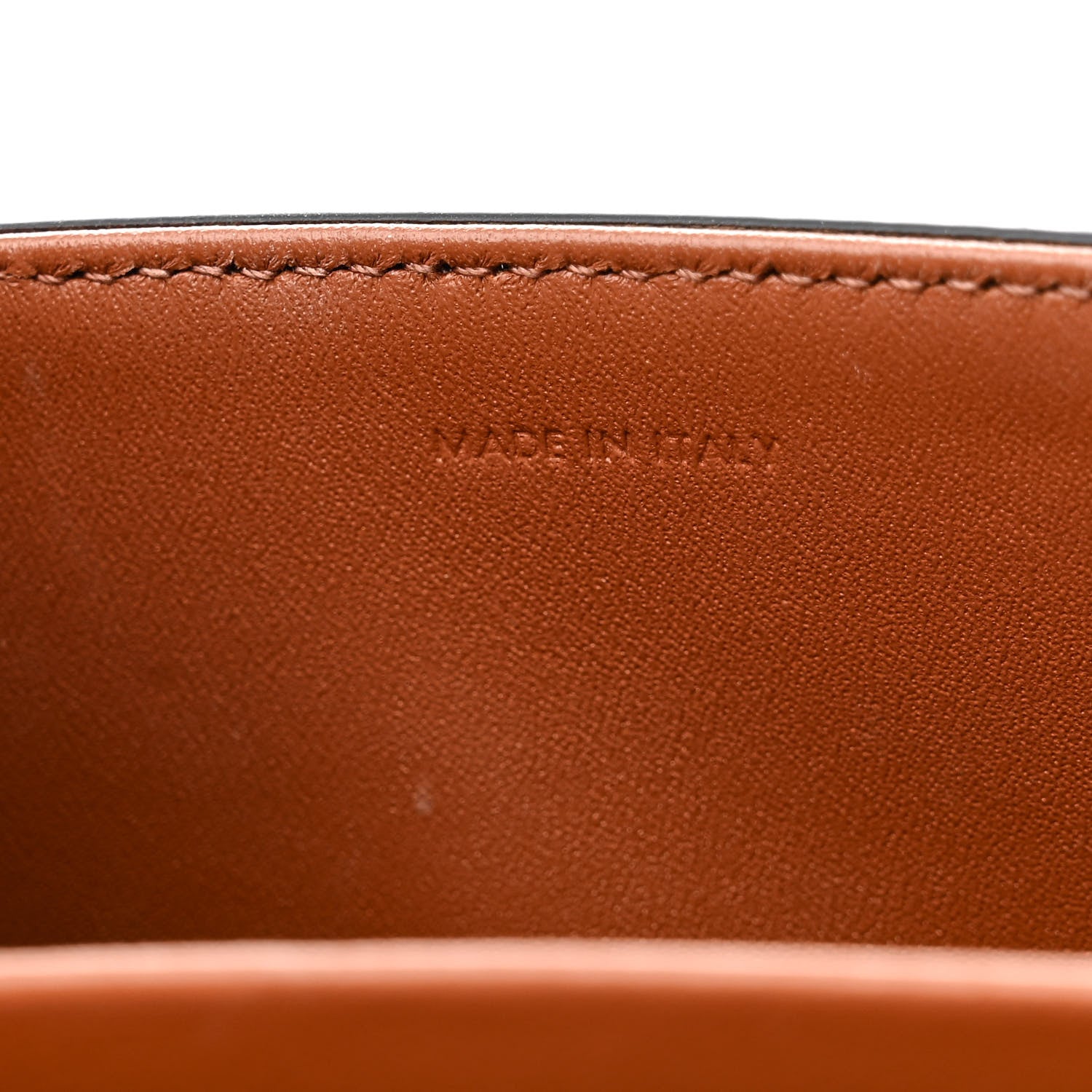Celine Triomphe Canvas Calfskin Ava Shoulder Bag Tan 8 of 11
