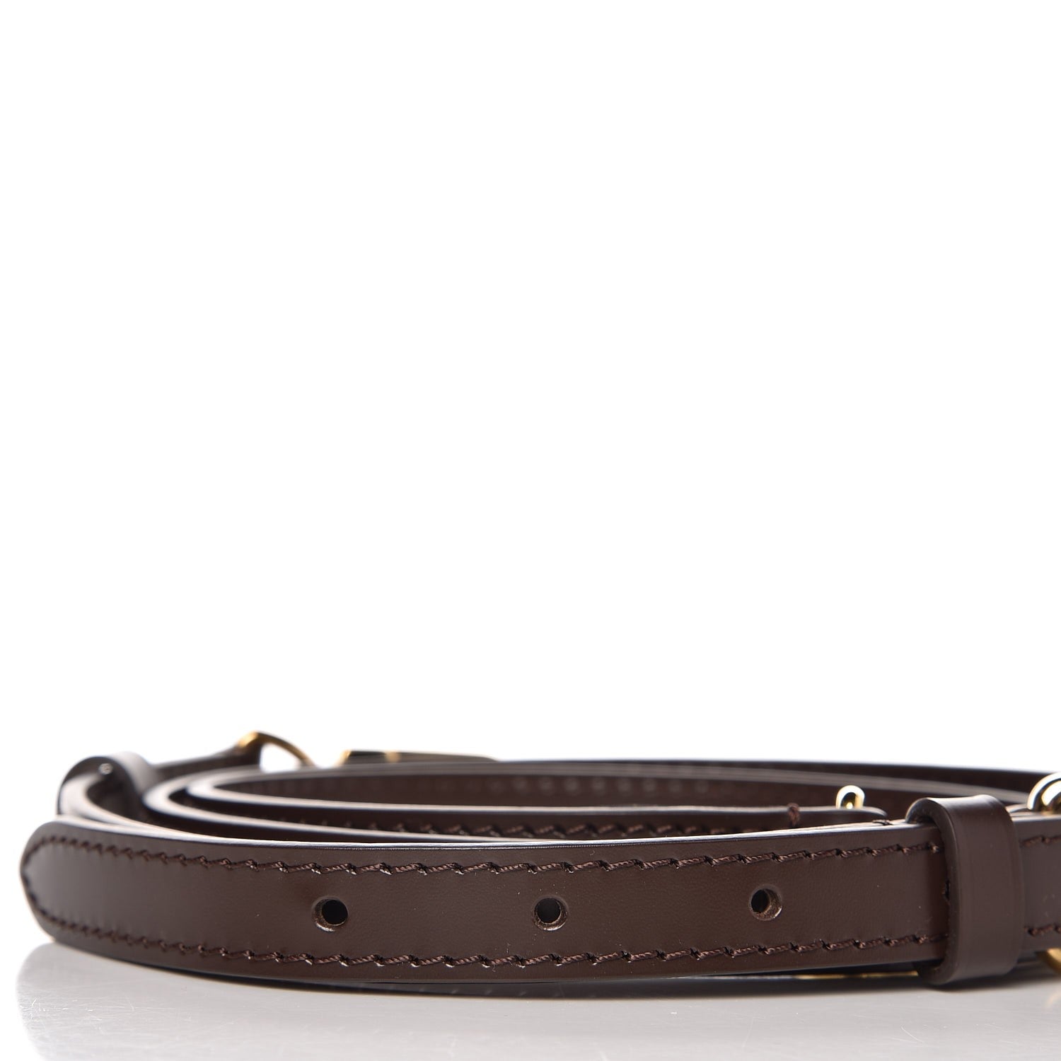 Louis Vuitton Calfskin 16mm Adjustable Shoulder Strap Brown 3 of 3