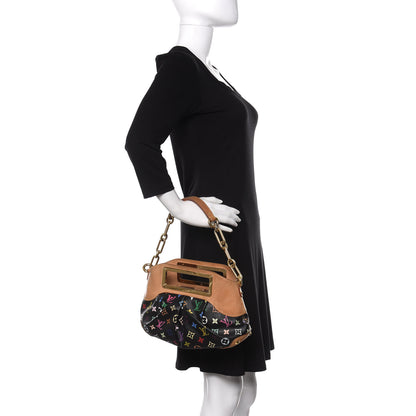 Louis Vuitton Monogram Multicolor Judy PM Black 2 of 16