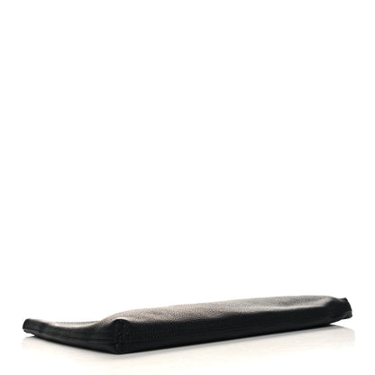 Gucci Pebbled Calfskin Large Logo Portfolio Clutch Black 4 of 10