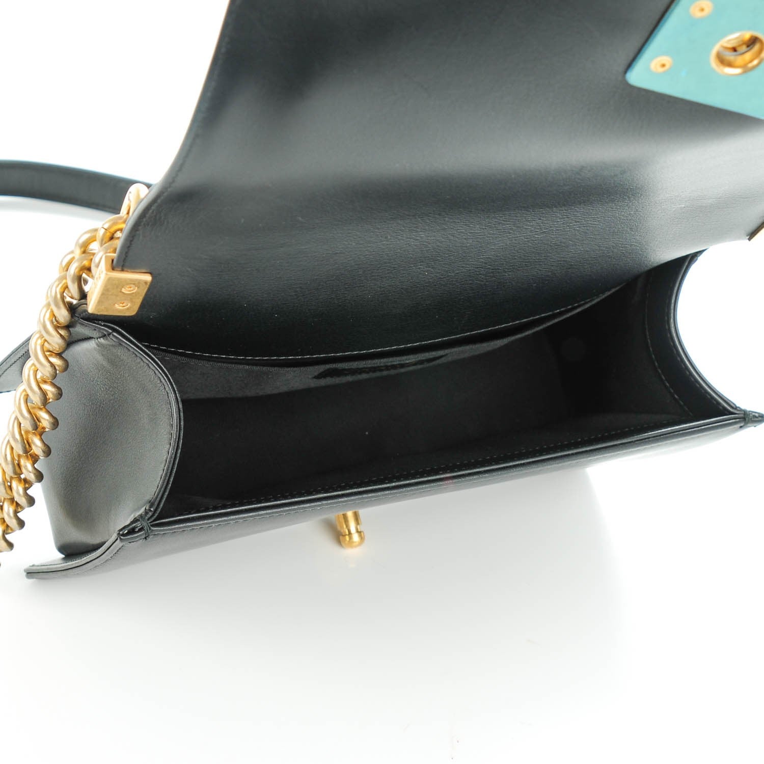 Chanel Calfskin Quilted Medium Boy Flap Black 5 of 8