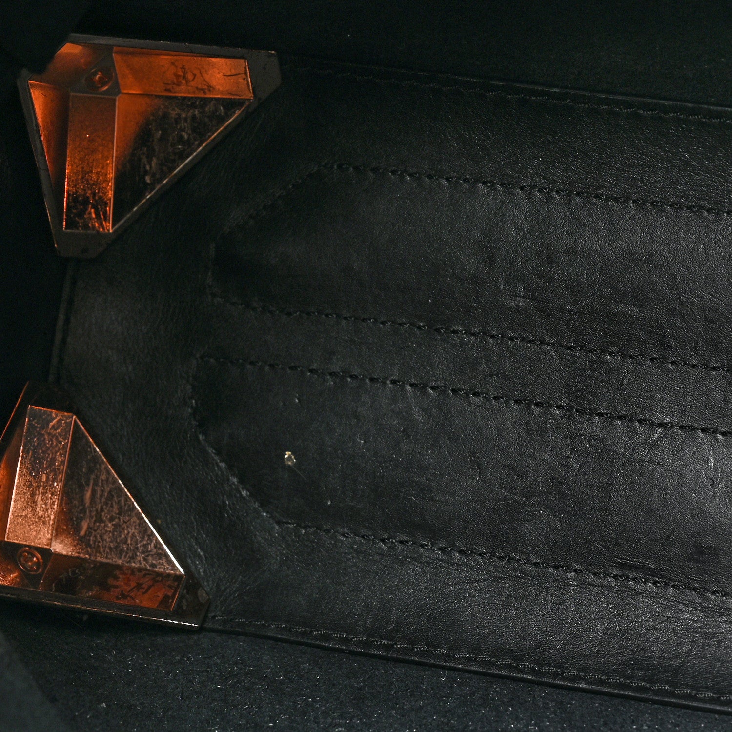 Alexander Wang Pebbled Calfskin Large Prisma Skeletal Tote Black Rose Gold Hardware 12 of 16