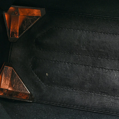Alexander Wang Pebbled Calfskin Large Prisma Skeletal Tote Black Rose Gold Hardware 12 of 16