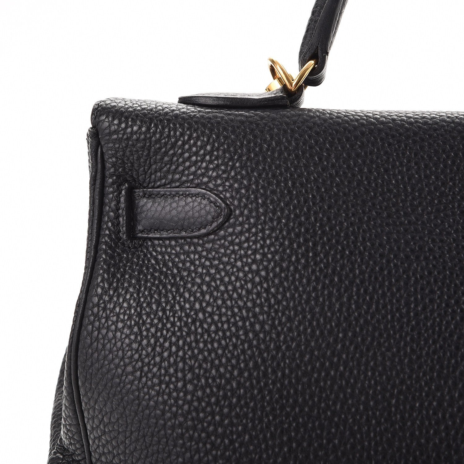 Hermes Taurillon Clemence Kelly Retourne 35 Black 8 of 40