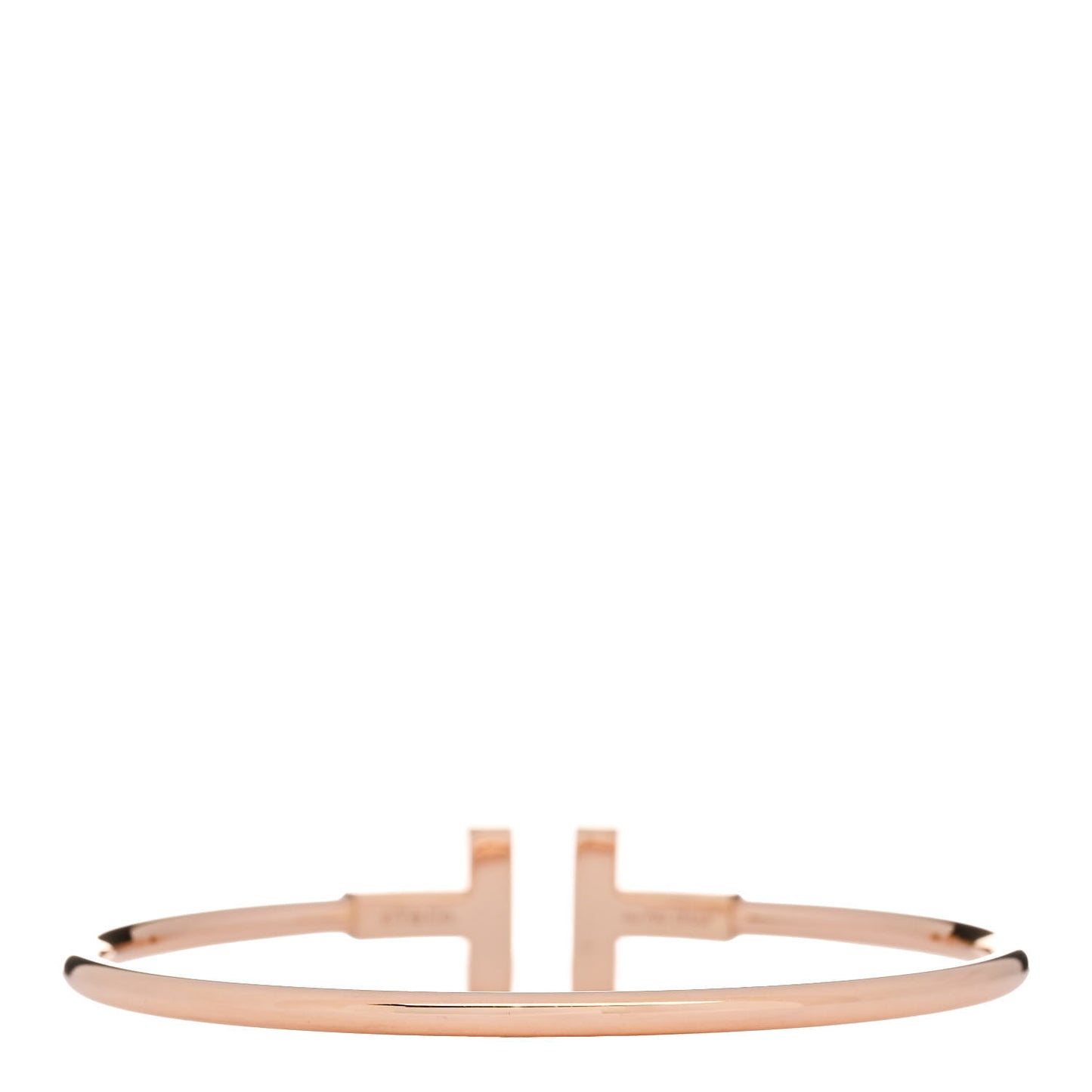 18K Rose Gold Diamond Mother of Pearl T Wire Bracelet