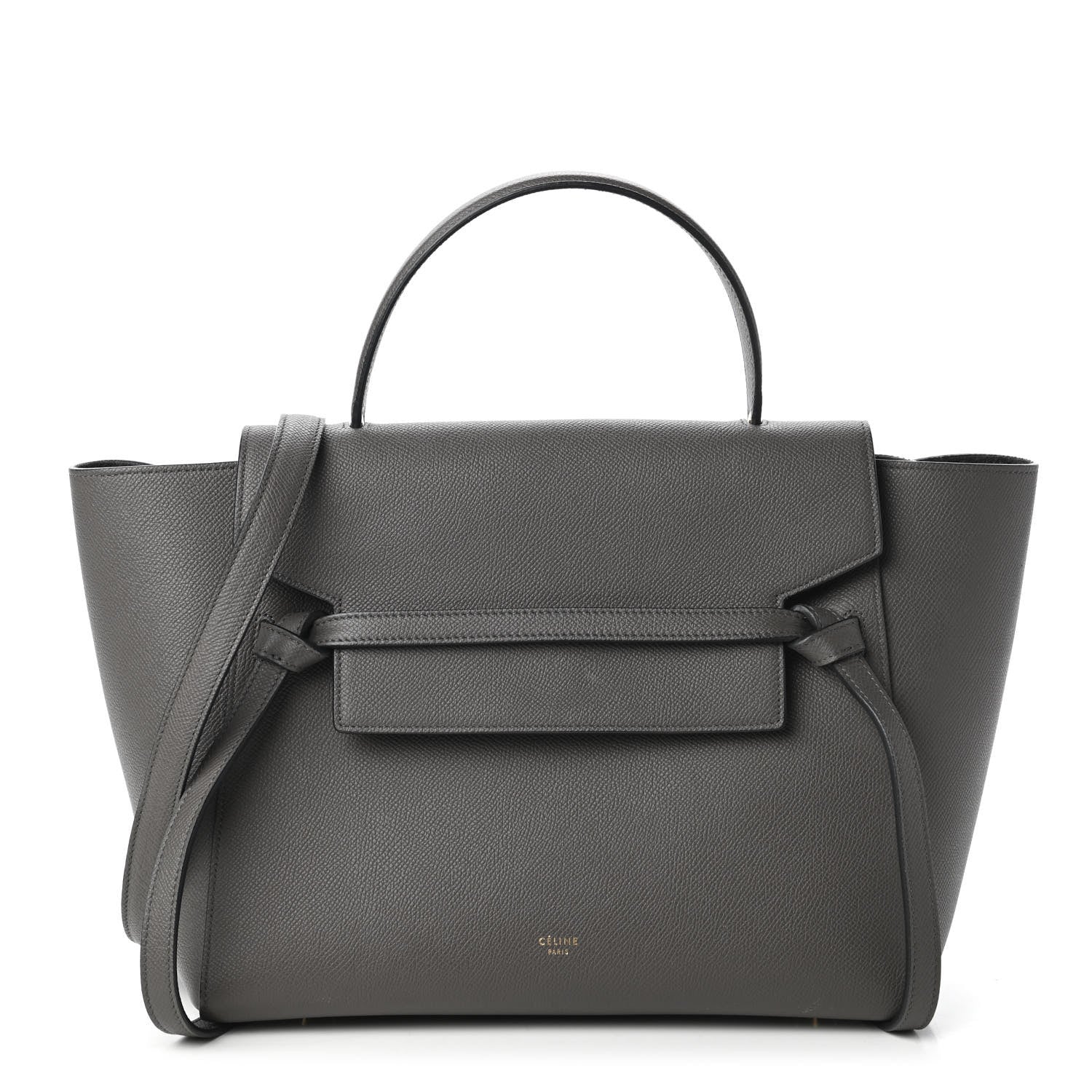 Celine Grained Calfskin Small Belt Bag Grey 1 of 9