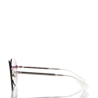 Chanel Mirrored Round Sunglasses 4216 Red 3 of 11