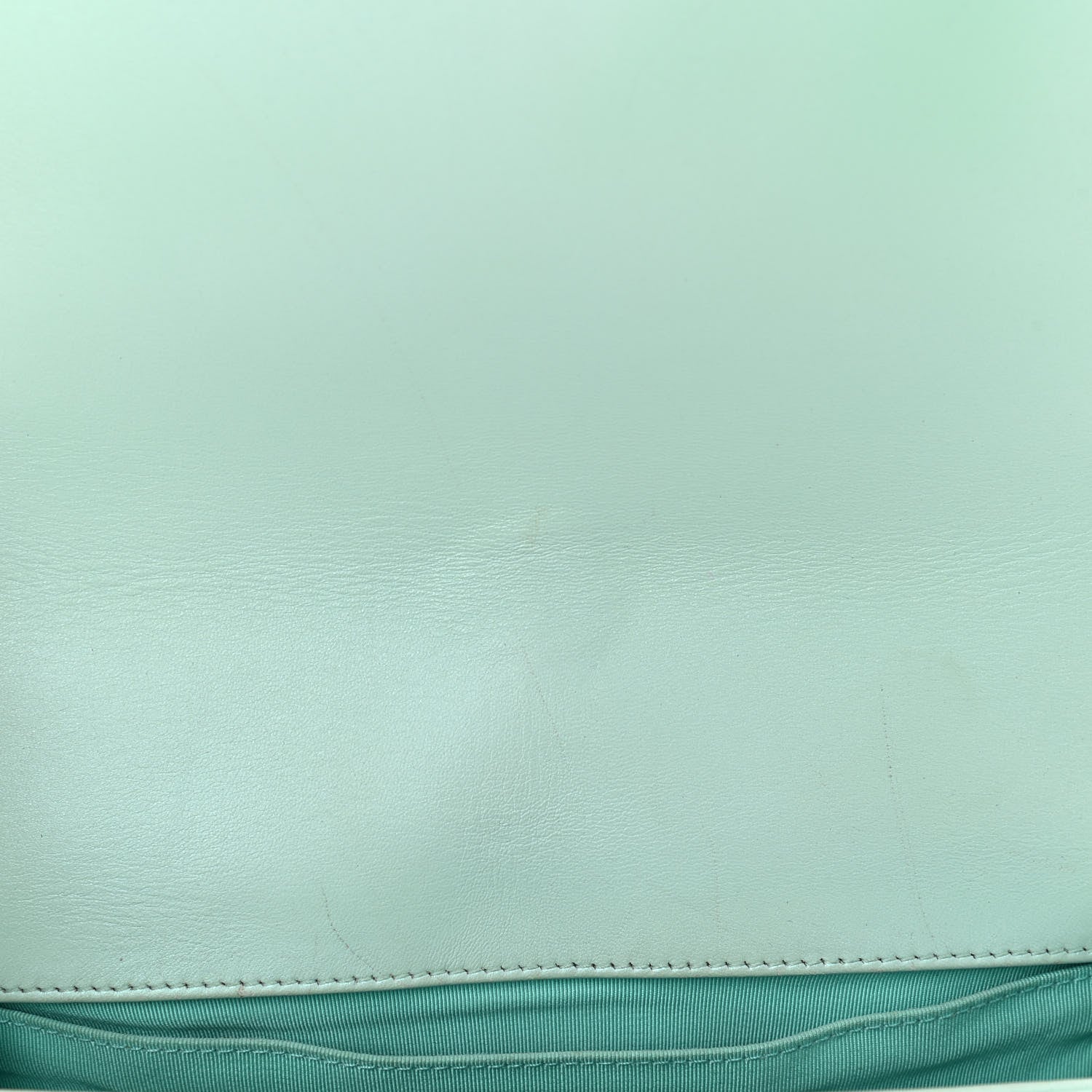 Chanel Iridescent Lambskin Chevron Quilted Medium Boy Flap Turquoise 12 of 13