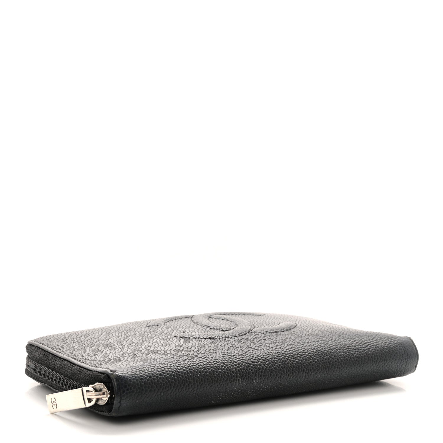 Chanel Caviar Large Timeless CC Zip Around Organizer Wallet Black 4 of 11