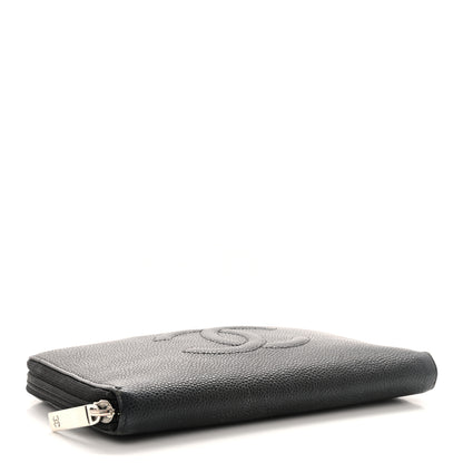 Chanel Caviar Large Timeless CC Zip Around Organizer Wallet Black 4 of 11